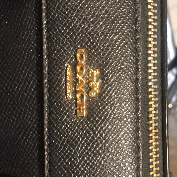 Coach navy blue satchel - Picture 4 of 4